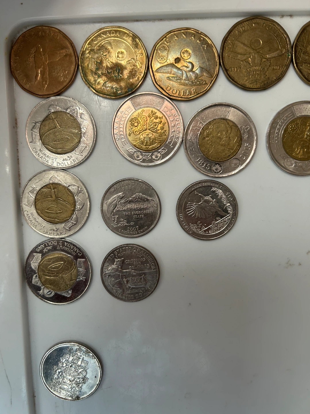 Assorted Canadian and US Coins - photo 3
