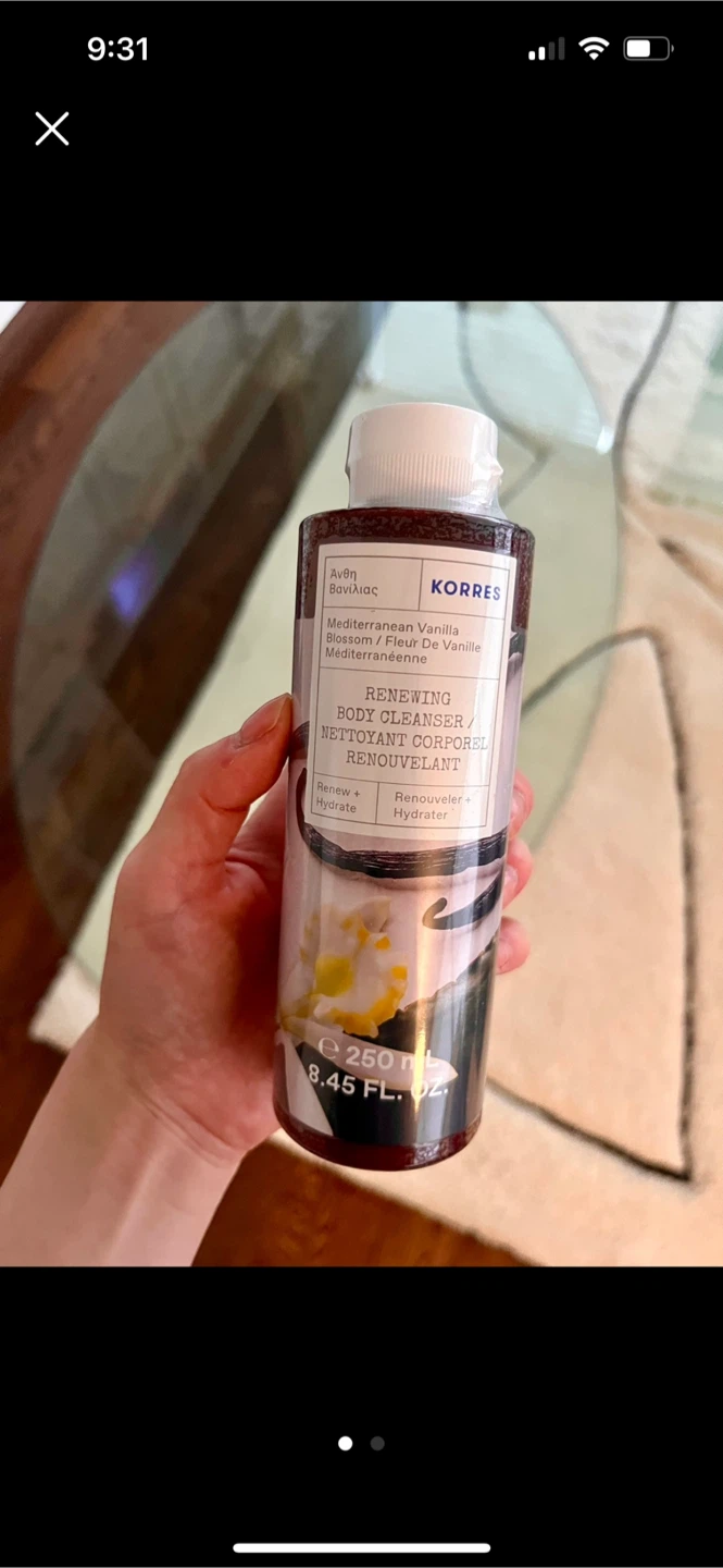 Korres Mediterranean Vanilla Shower Gel 250ml