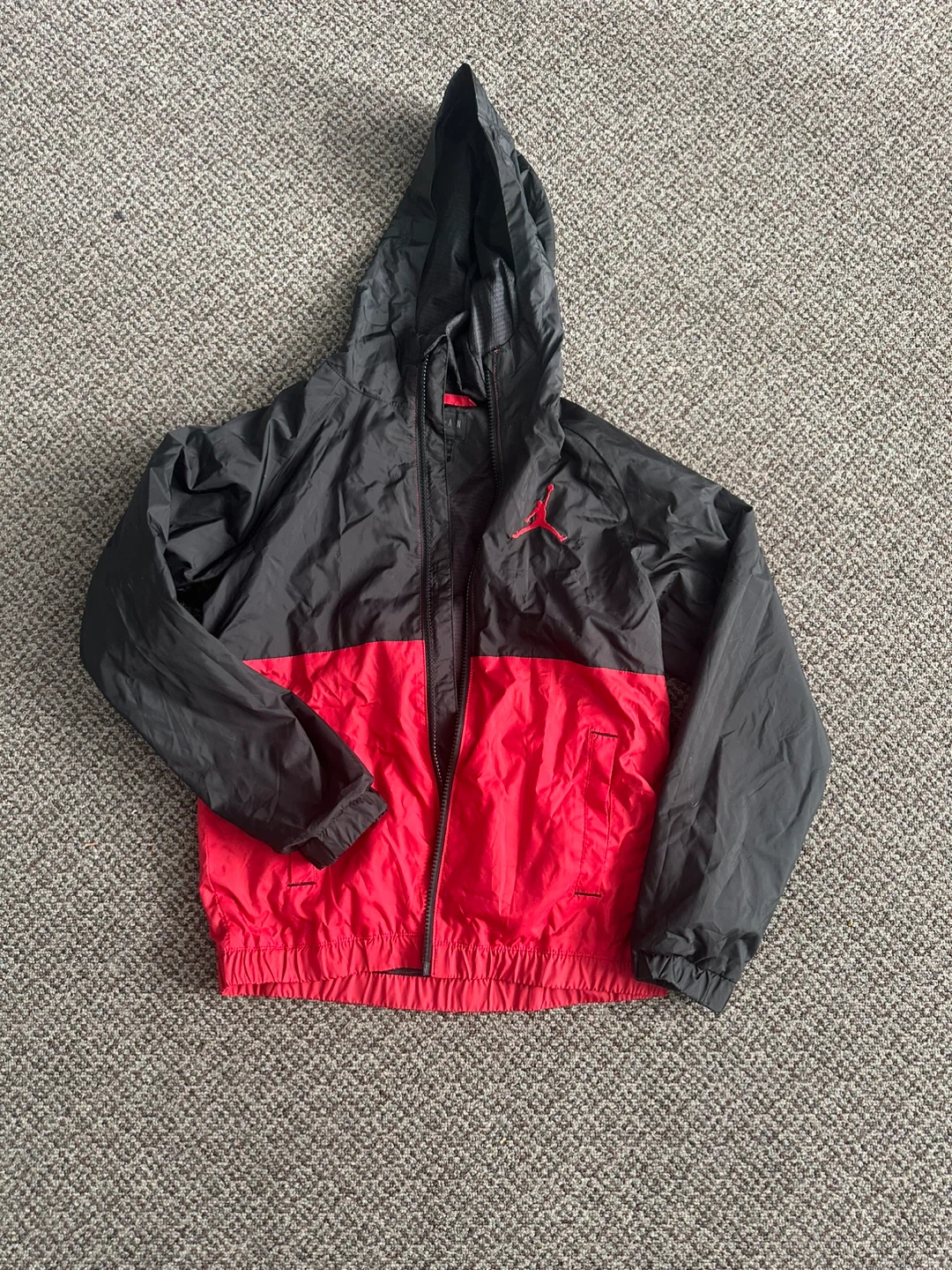 Jordan Windbreaker Jacket - Black/Red
