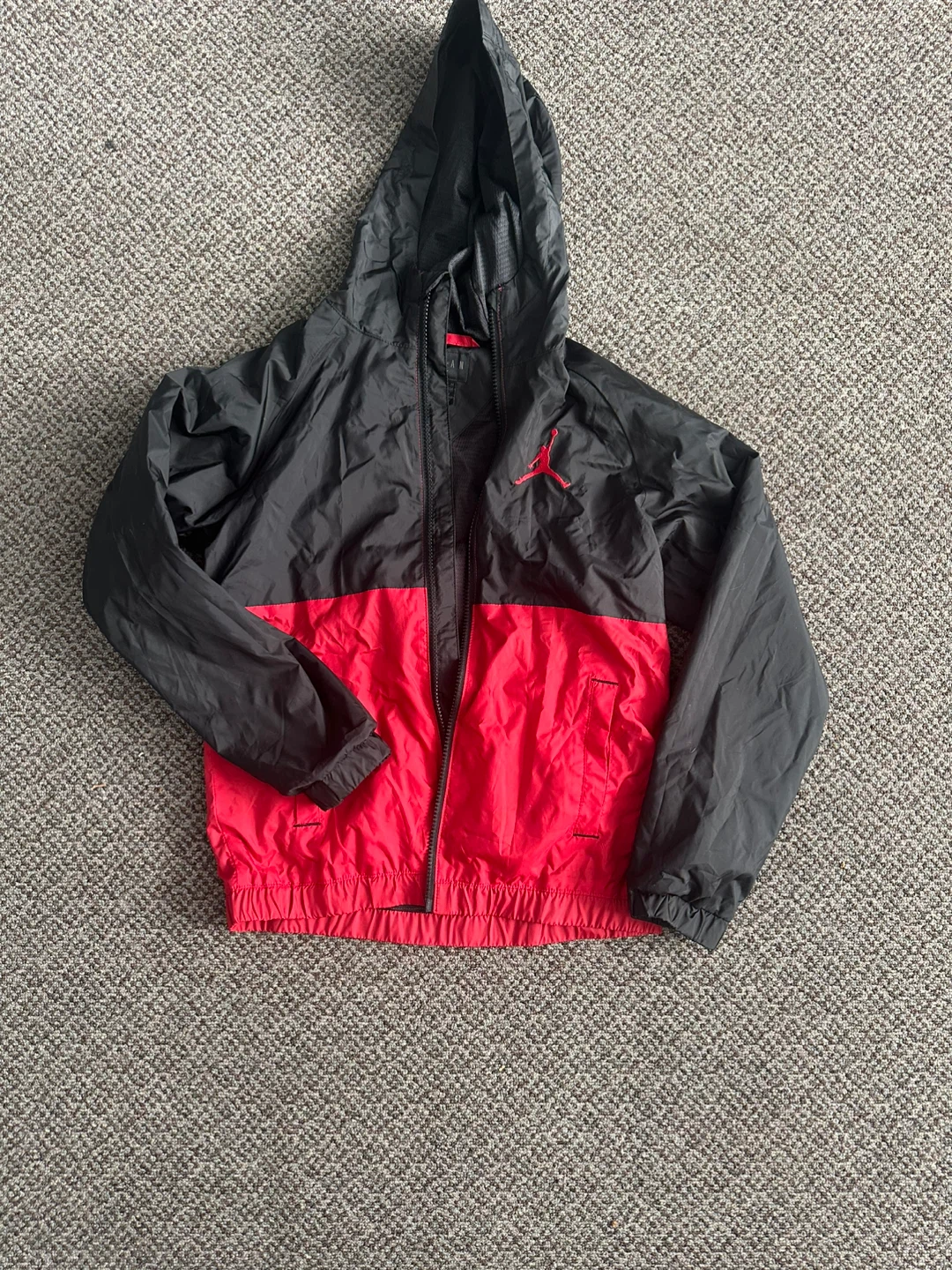 Jordan Windbreaker Jacket - Black/Red - photo 2