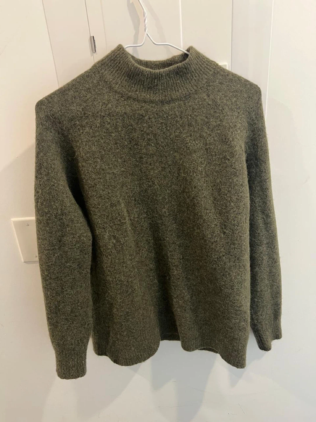 Green Mock Neck Sweater - photo 2
