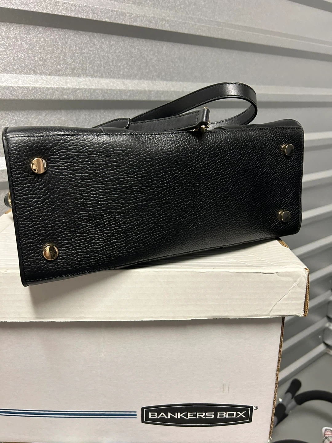 Michael Kors Black Leather Satchel Handbag - photo 2