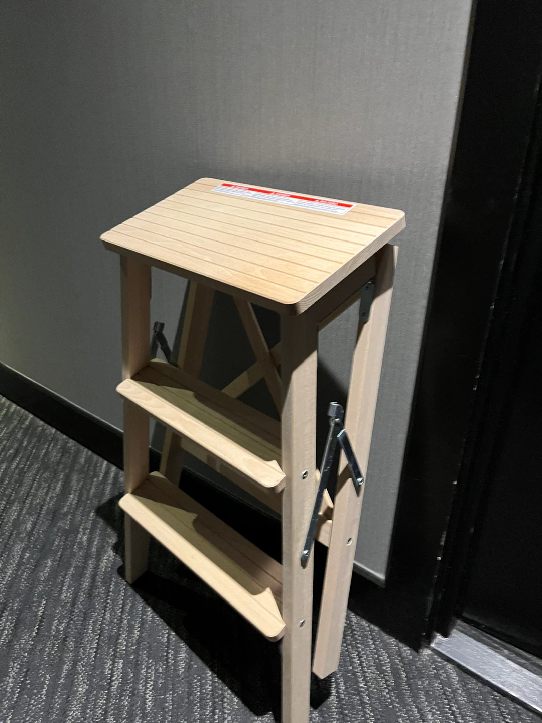 IKEA BEKVÄM Step stool, beech, 63 cm