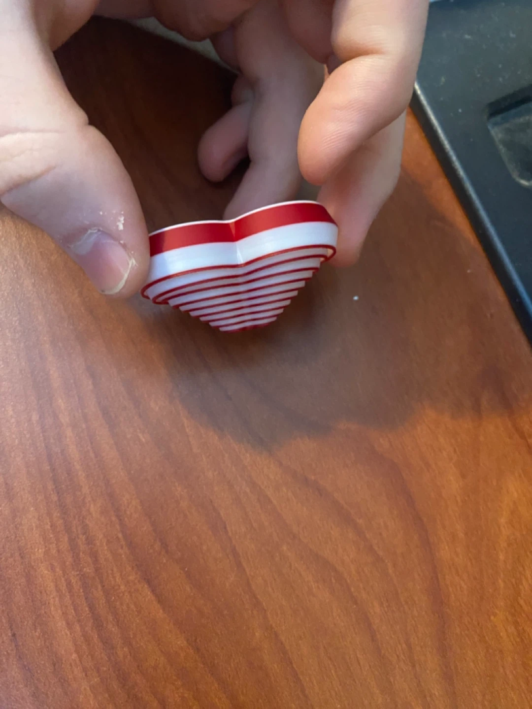 Multicolour flexible, heart fidget - photo 3