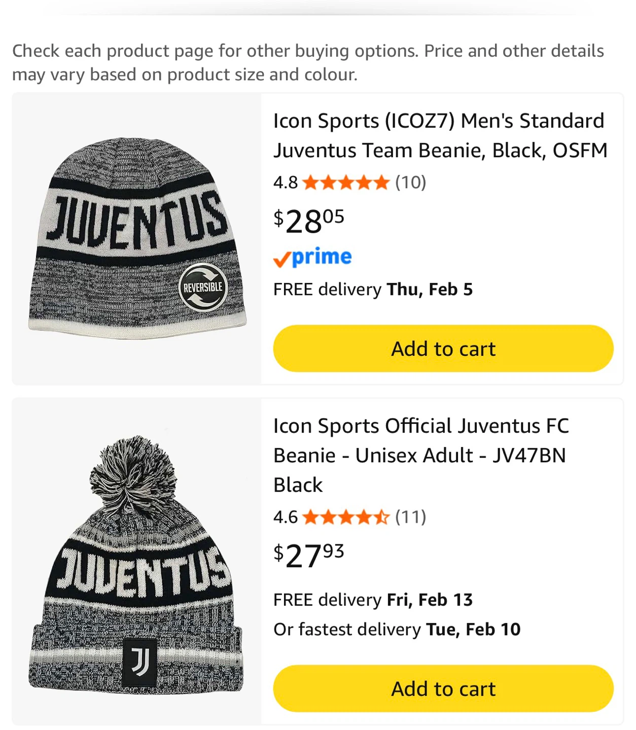 Juventus Reversible Beanie - photo 2
