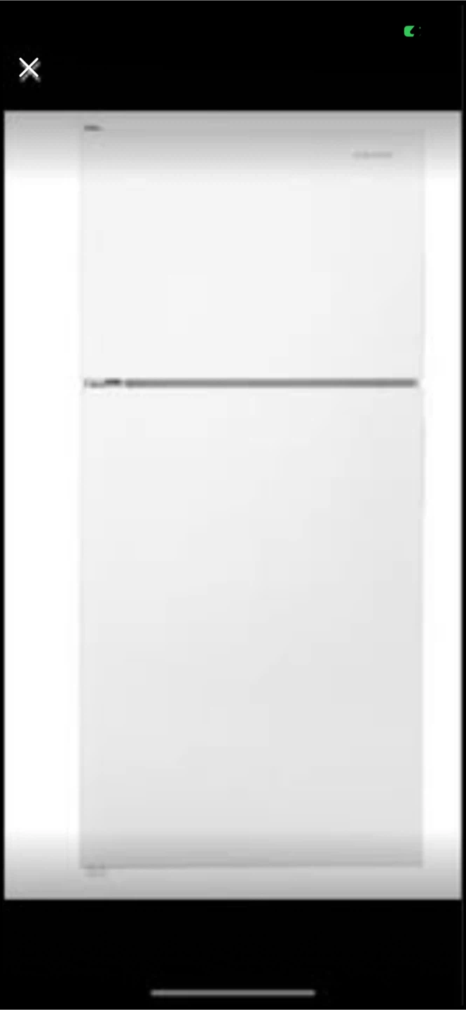 New Amana 18.2 cu ft Top Freezer Refrigerator