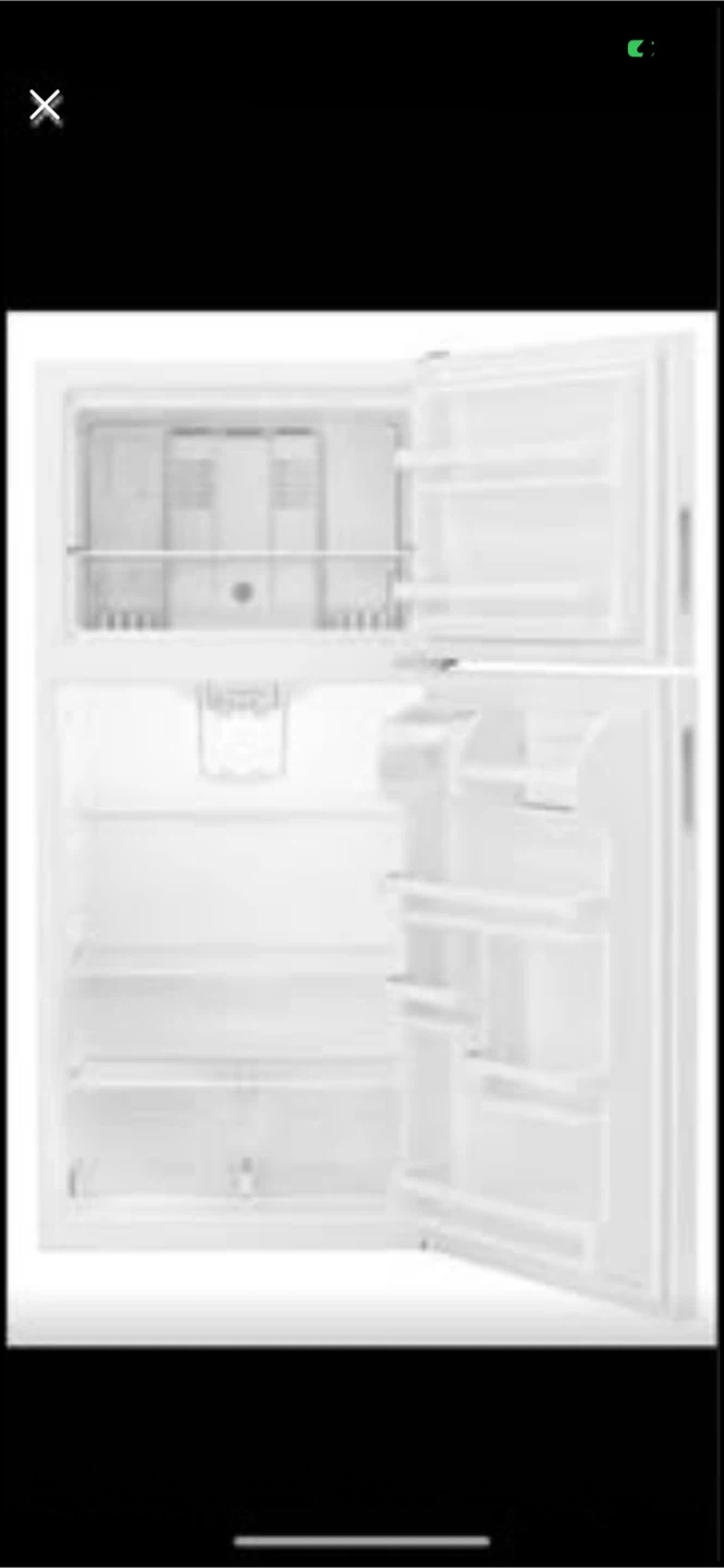 New Amana 18.2 cu ft Top Freezer Refrigerator - photo 3