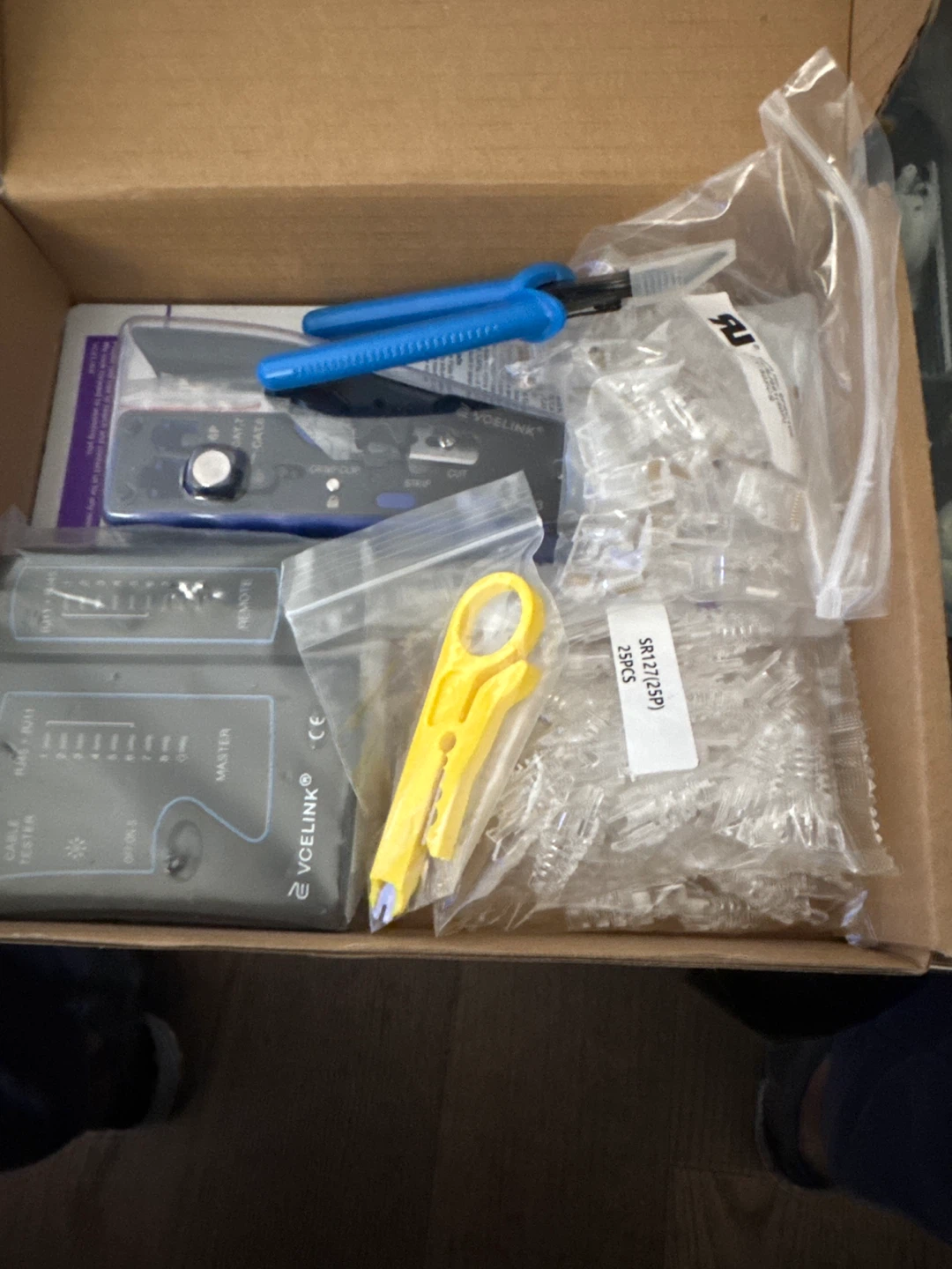 VOELINK Network Cable Tester Crimping Tool Kit - photo 2