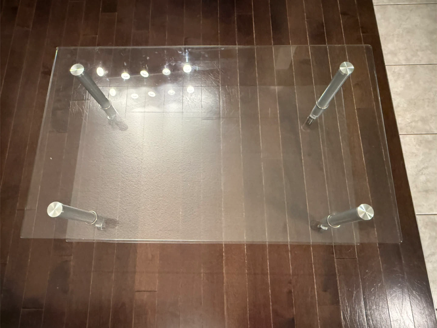 IKEA Rollable Glass Coffee Table - photo 2