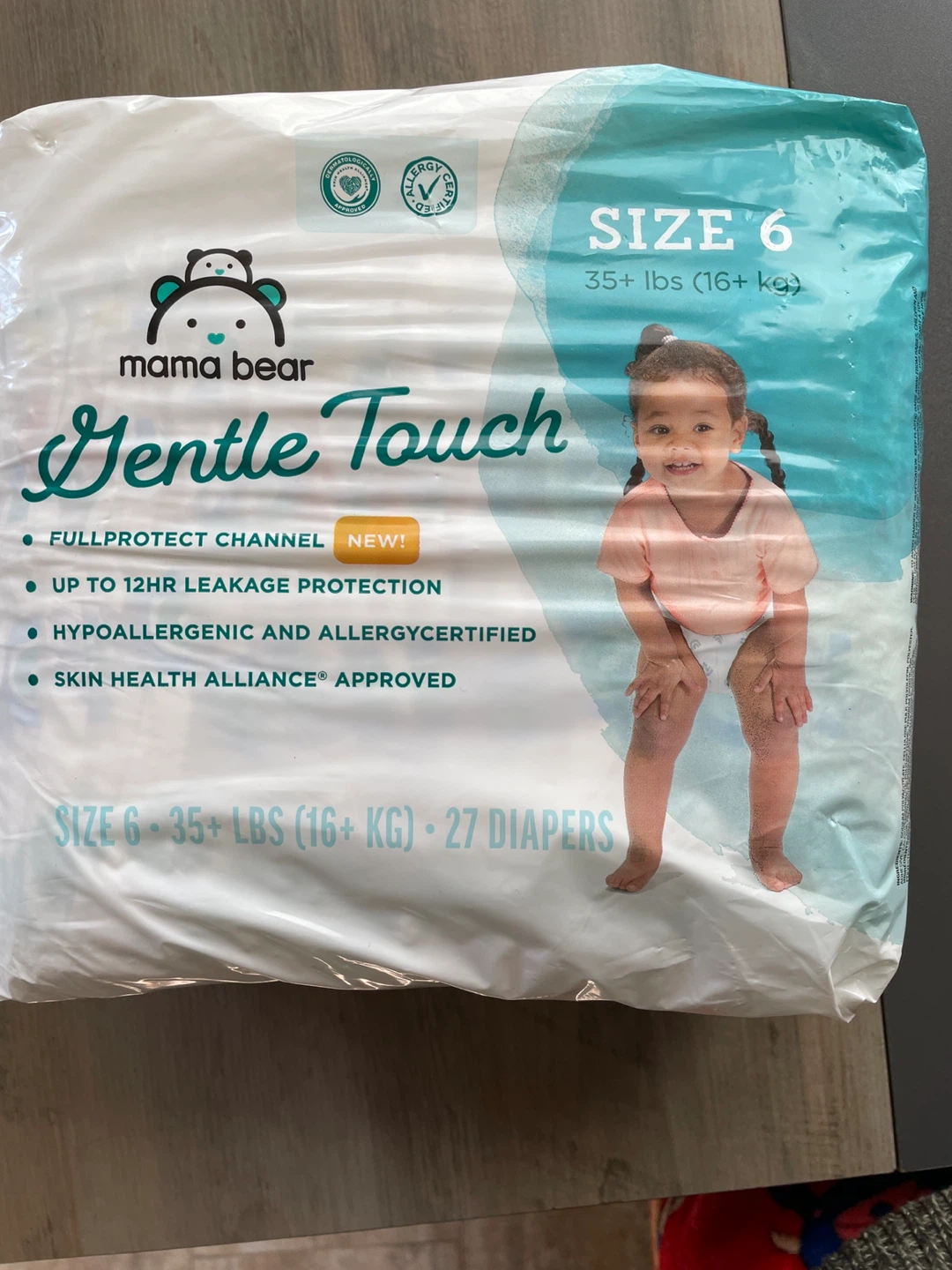 Mama Bear Gentle Touch Diapers Size 6 (27 ct)
