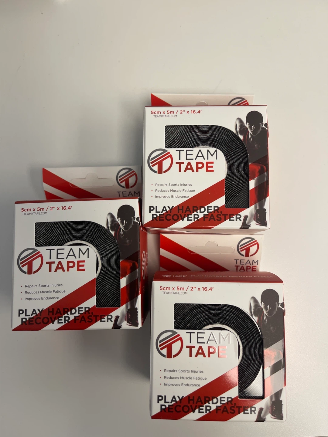 Team Tape Kinesiology Tape - Black - photo 2