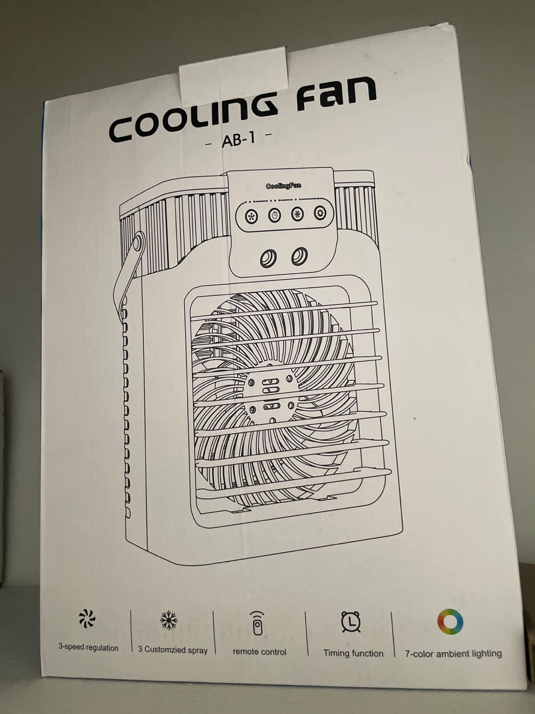 CollingFan Portable Air Cooler with Water Reservoir + Remote - photo 2