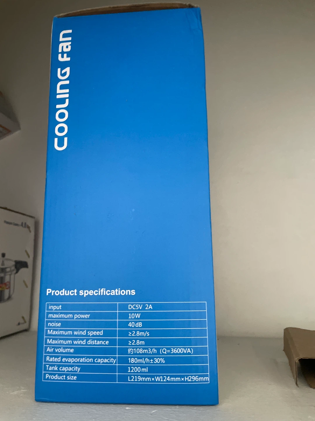 CollingFan Portable Air Cooler with Water Reservoir + Remote - photo 3
