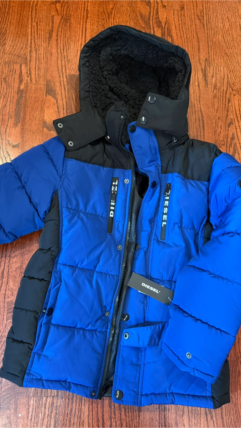 Diesel Puffer Jacket Blue/Black Size M/M (10/12)
