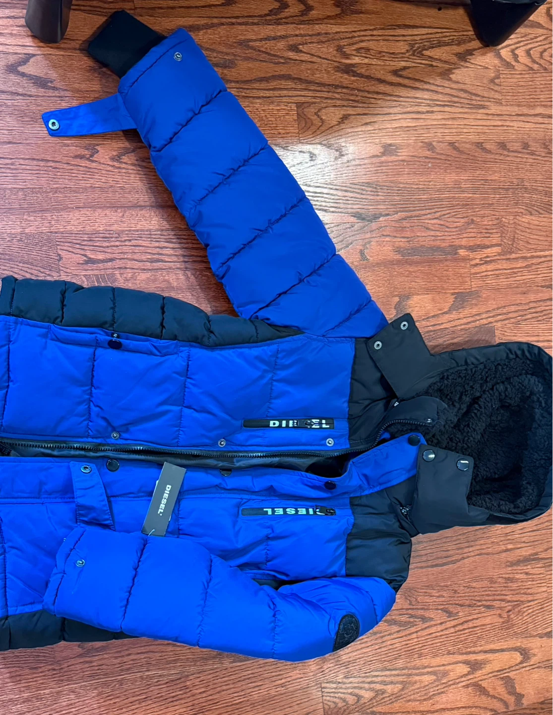 Diesel Puffer Jacket Blue/Black Size M/M (10/12) - photo 2