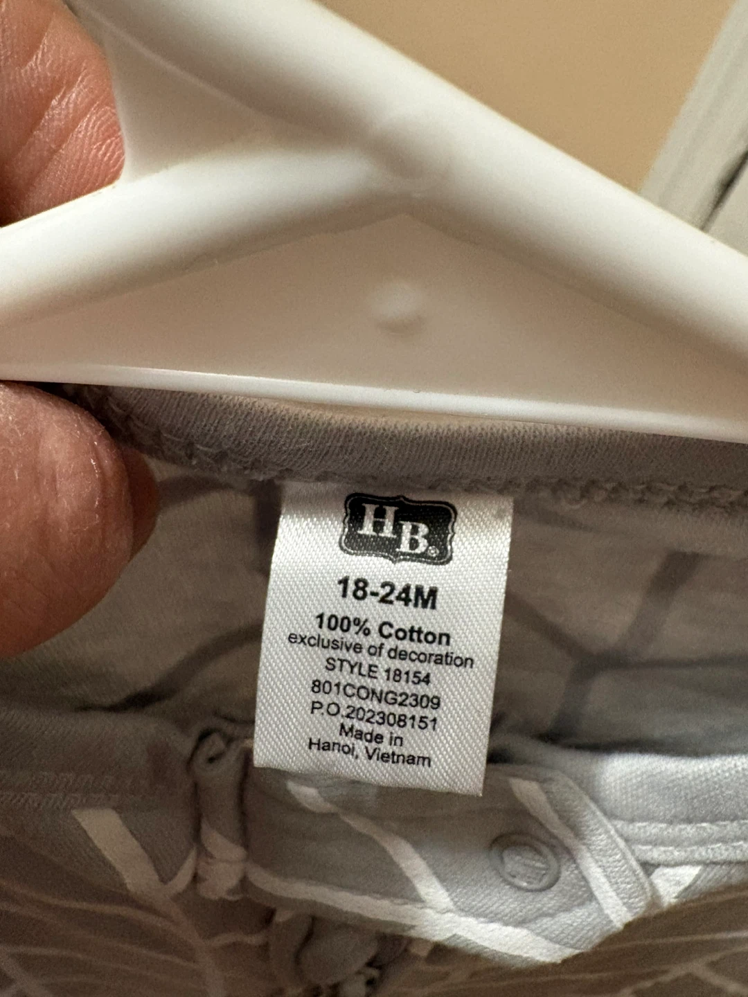 HB 2-Pack Baby Sleep Sacks 18-24M Cotton - photo 4