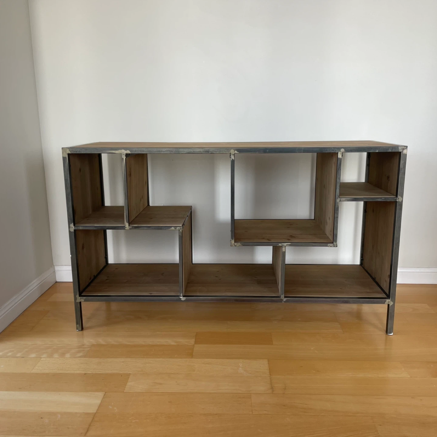Unique Open Shelf Display Sideboard Table TV stand