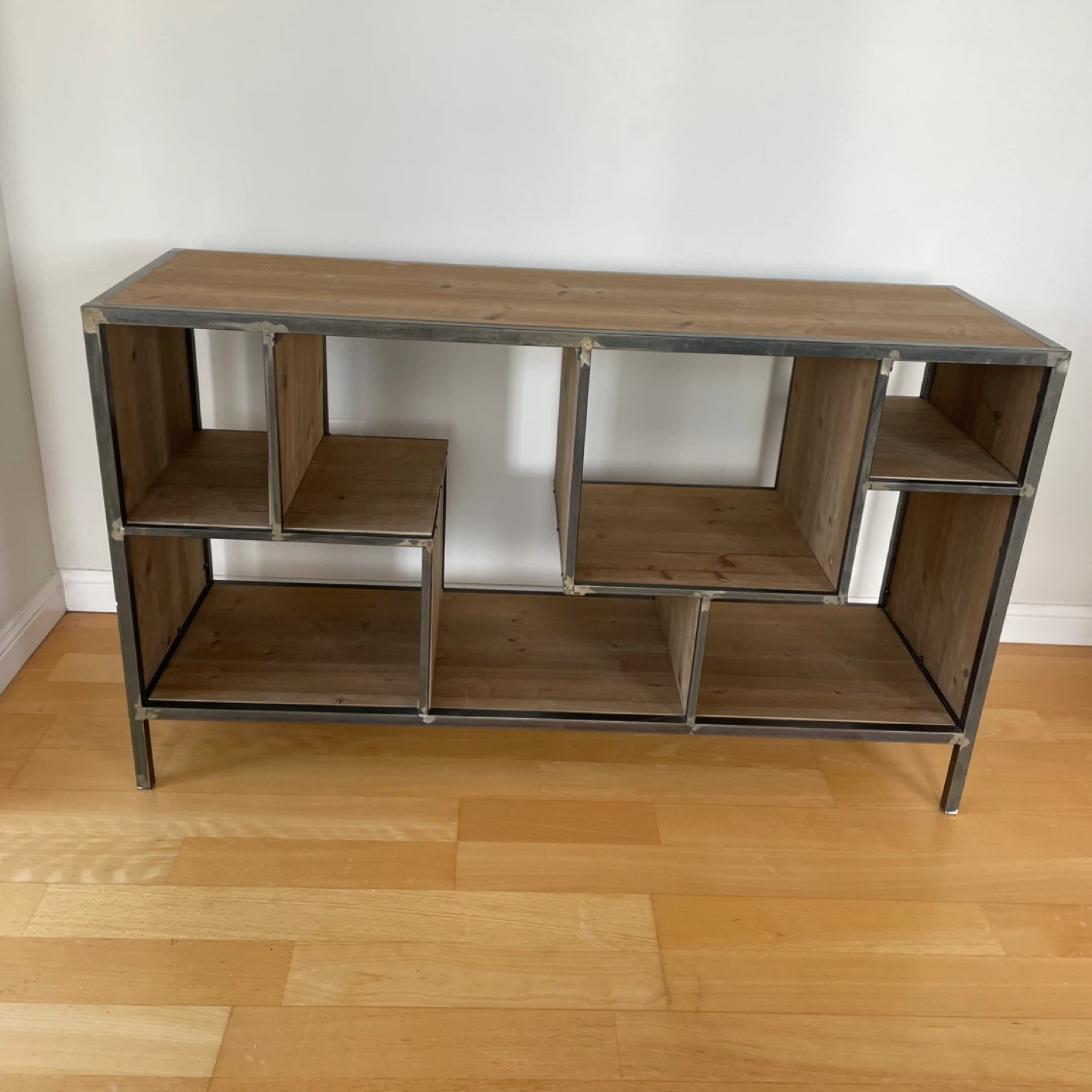 Unique Open Shelf Display Sideboard Table TV stand - photo 5