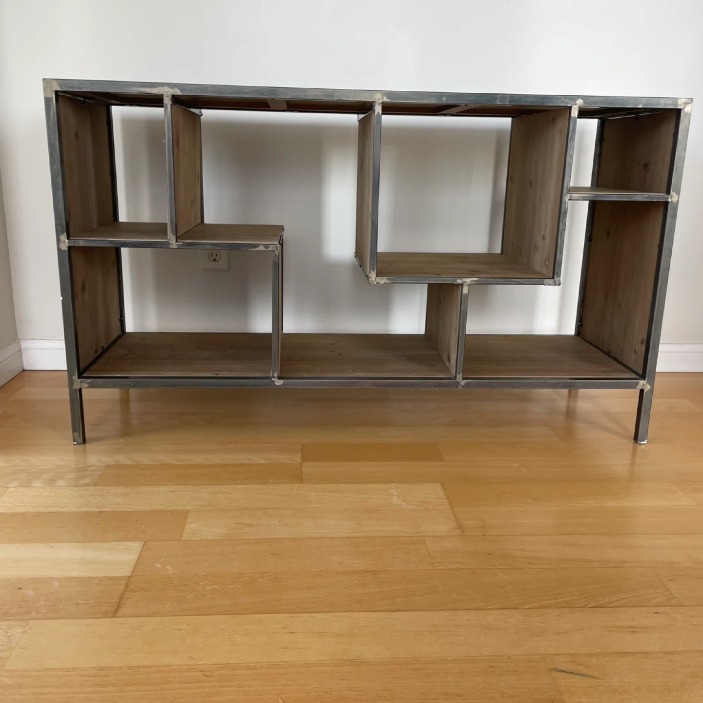 Unique Open Shelf Display Sideboard Table TV stand - photo 4