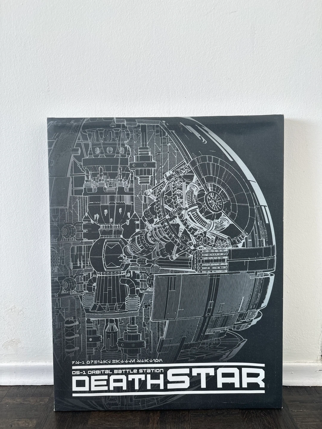 Death Star Orbital Battle Station print poster frame