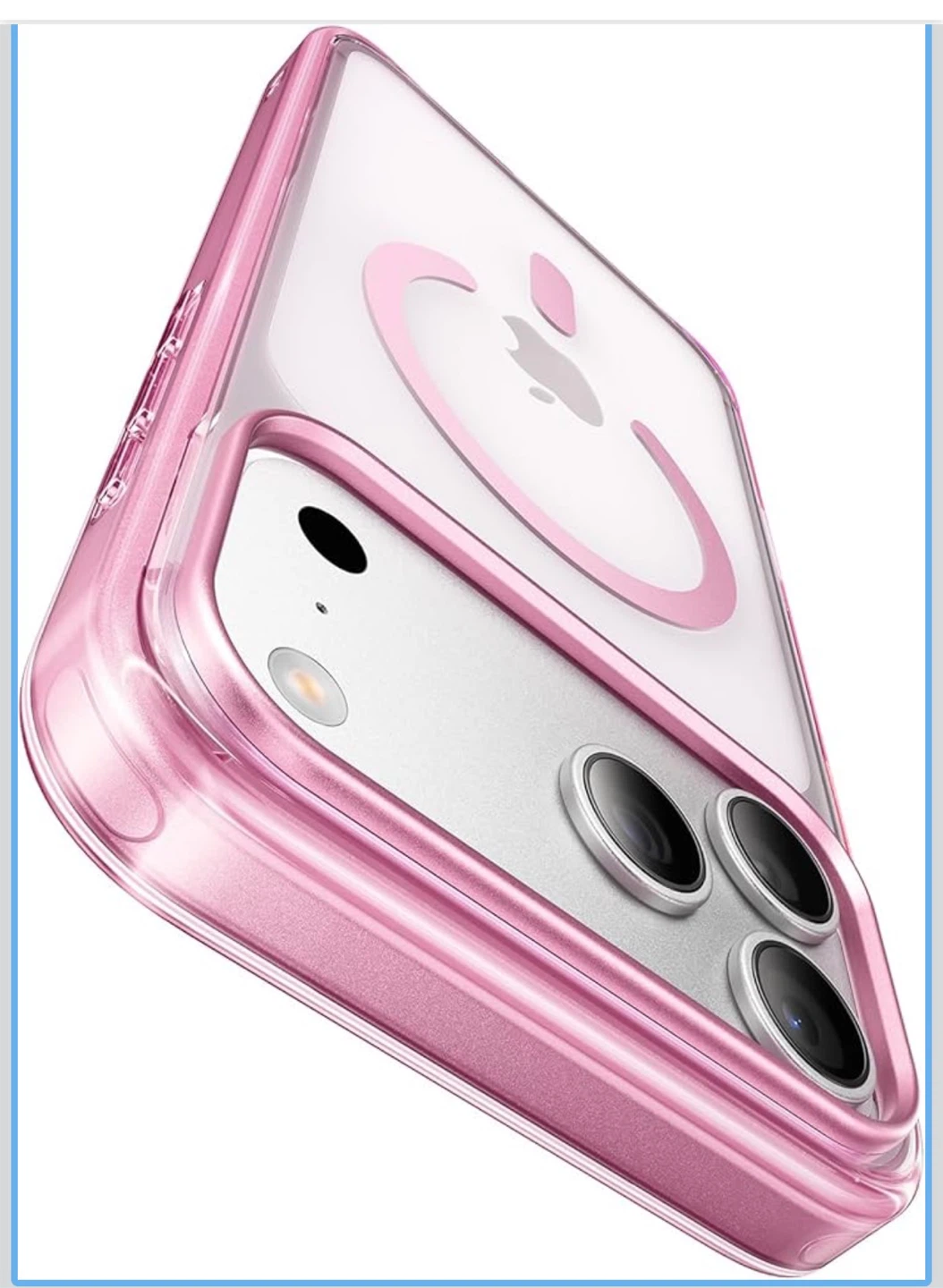 Magnetic Phone Case for iPhone 17 Pro Max - Romantic Sweet Pink