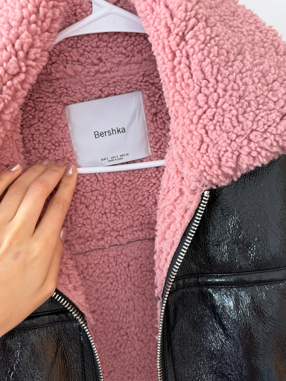 Bershka Black Faux Leather - photo 4