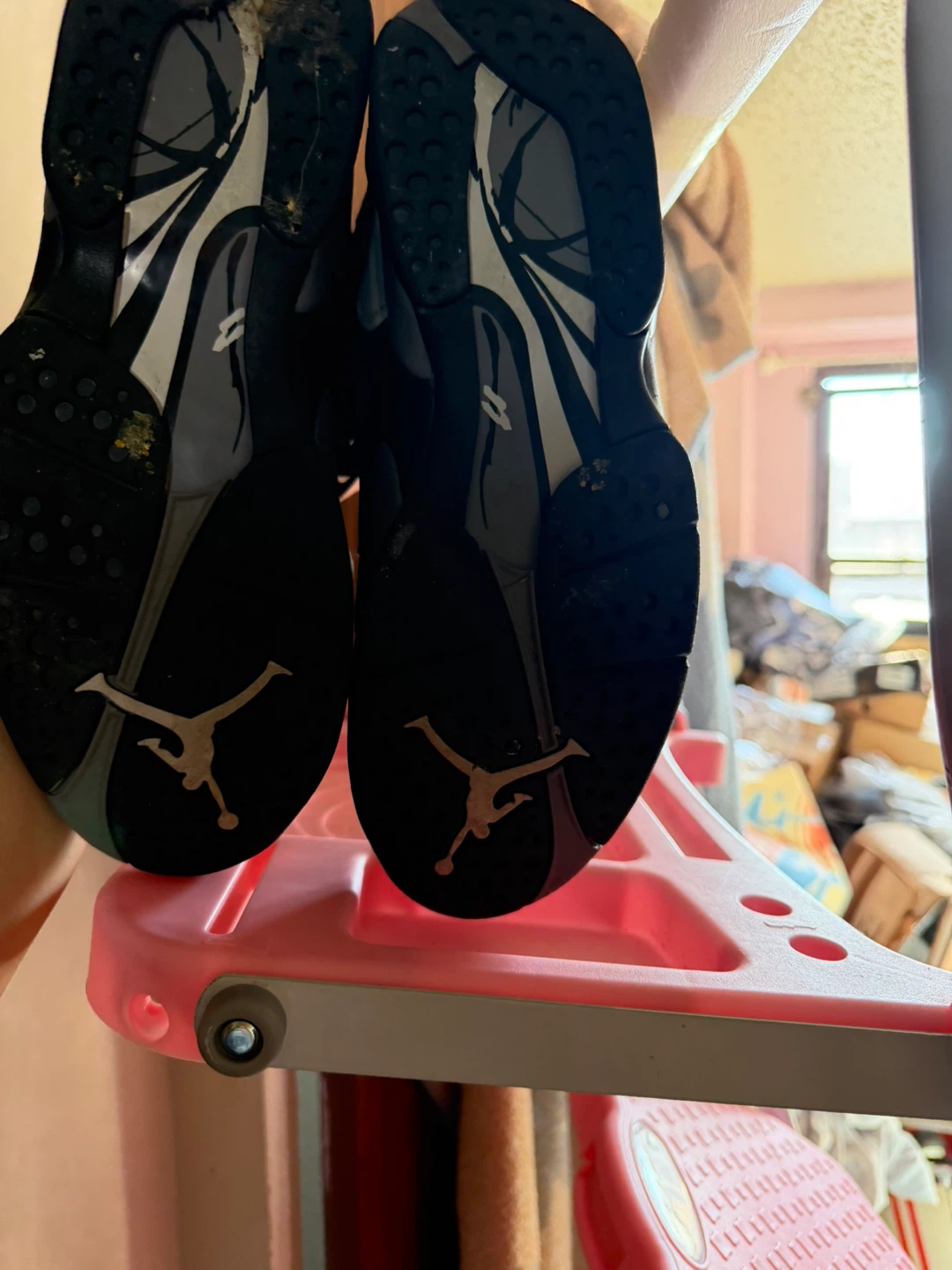 Air Jordan 8 Retro Men's Black Basketball Shoes - photo 4