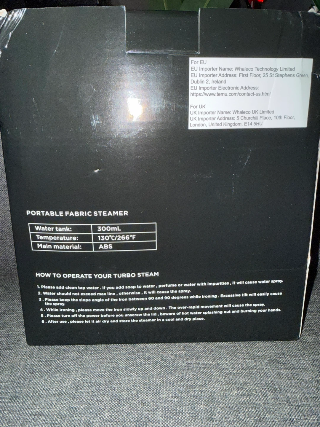 Portable Handheld Fabric Steamer - photo 4