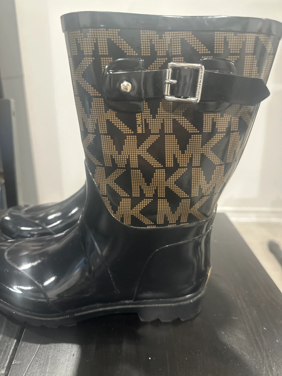 Michael Kors Rubber Rain Boots great condition