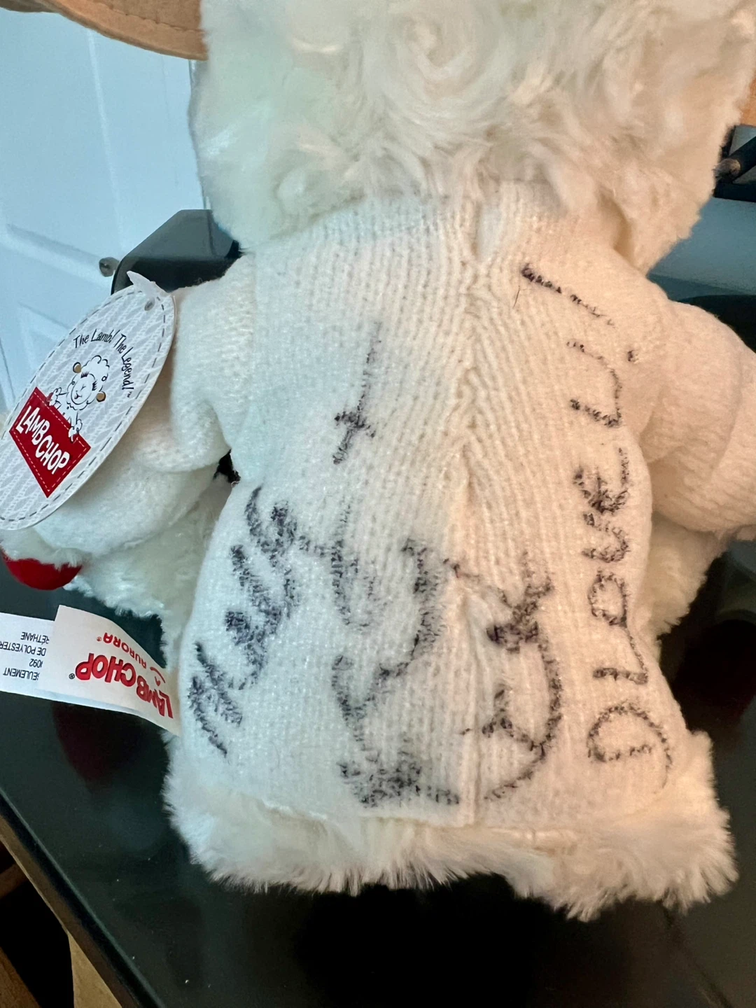 Lambchop Plush Puppet signed By Mallory Lewis - photo 2