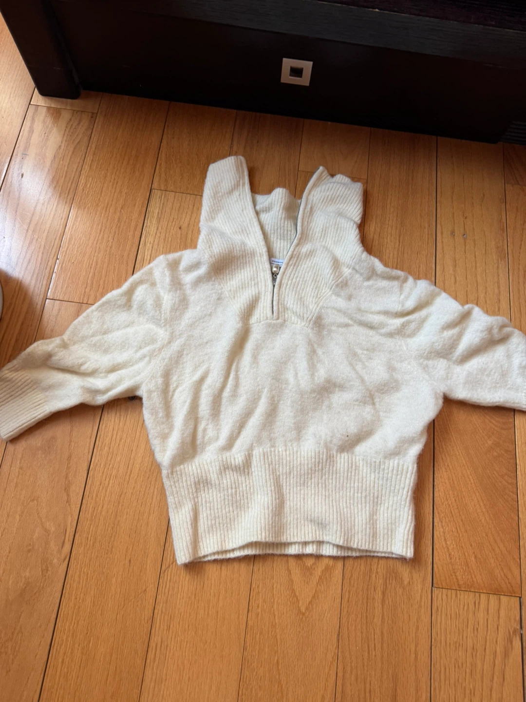 Cream & Other Stories Quarter Zip Sweater