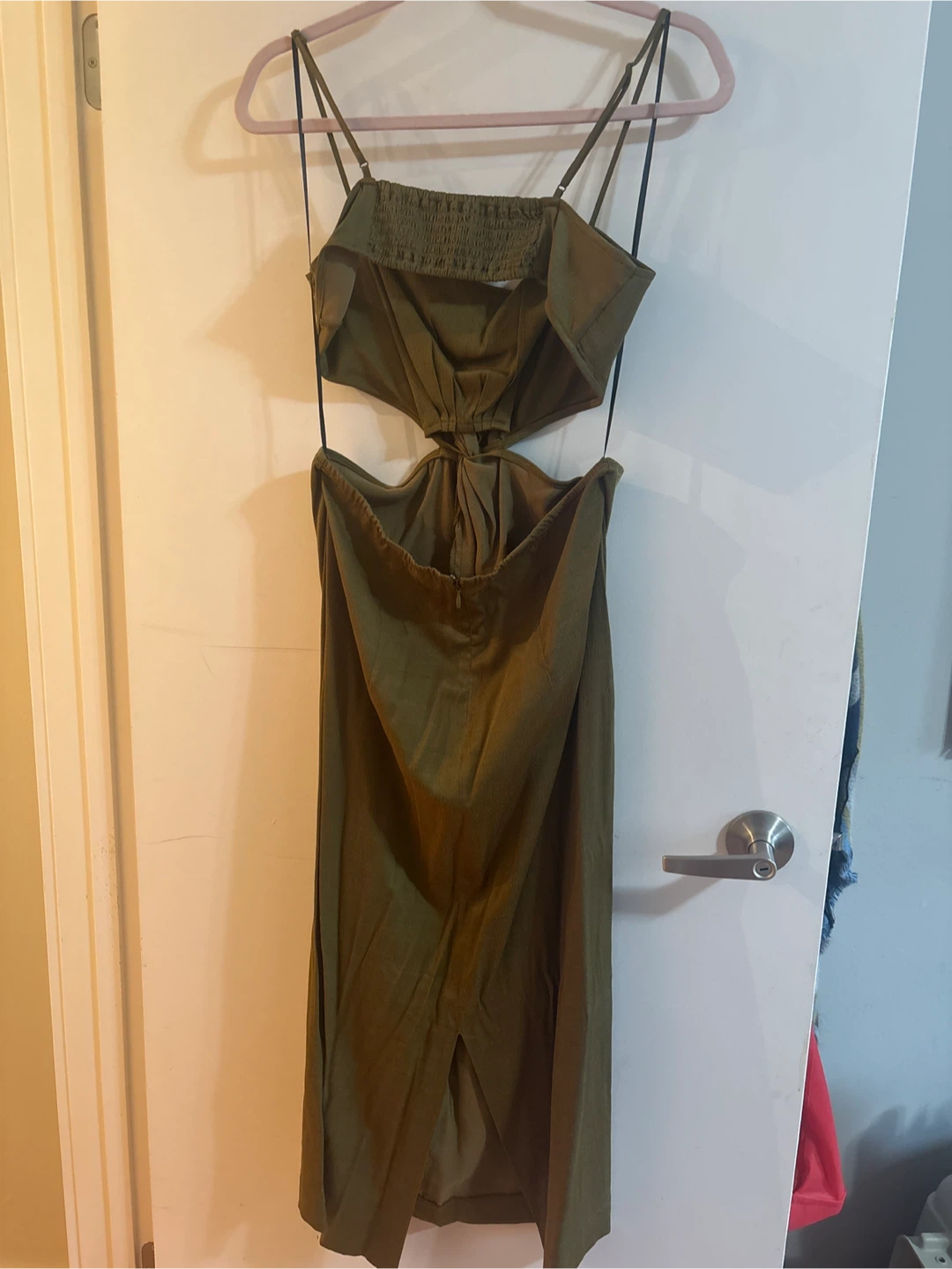 Green Cut-Out Maxi Dress - photo 2