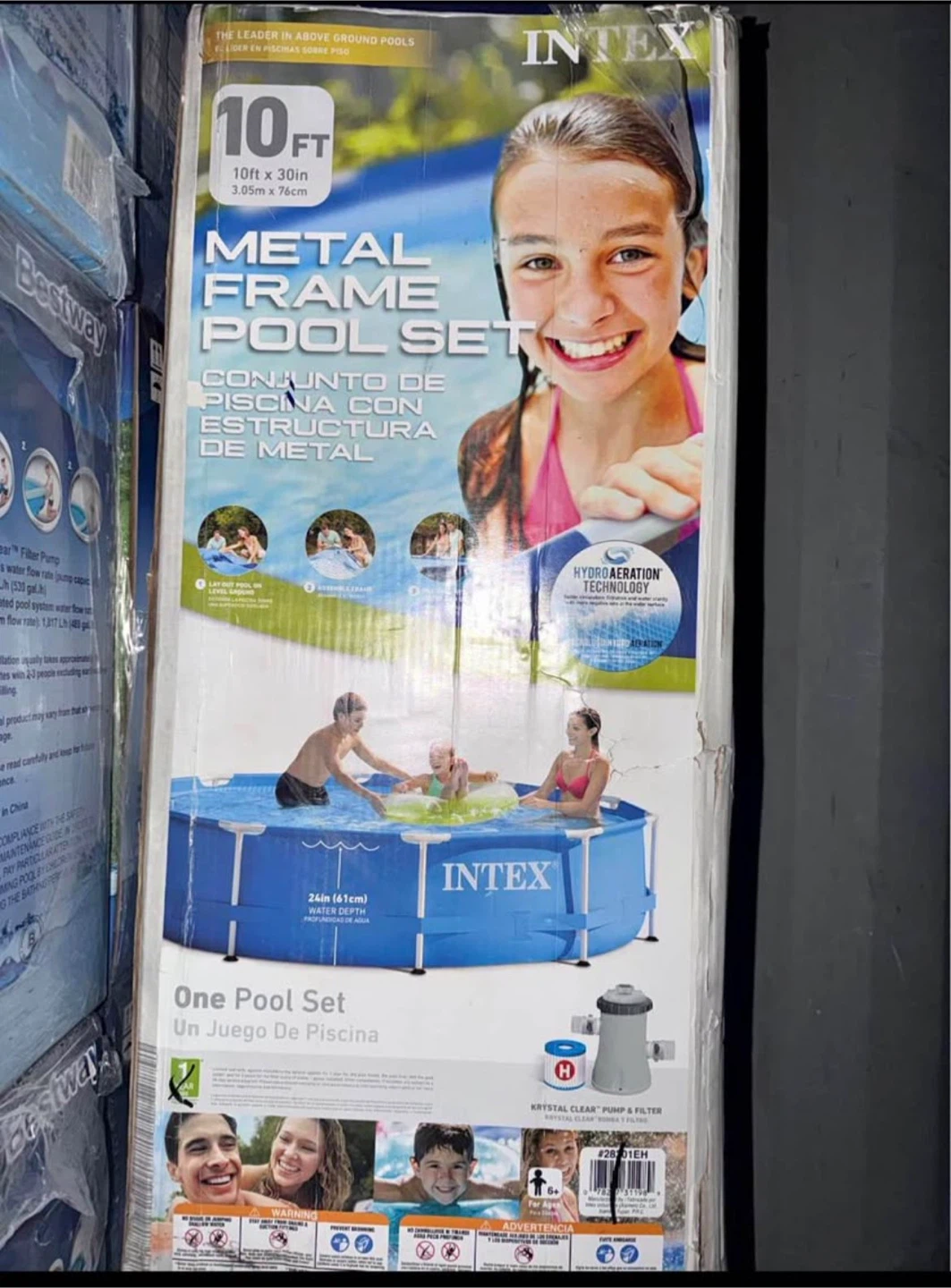 Intex 10ft x 30in Metal Frame Pool Set - photo 3