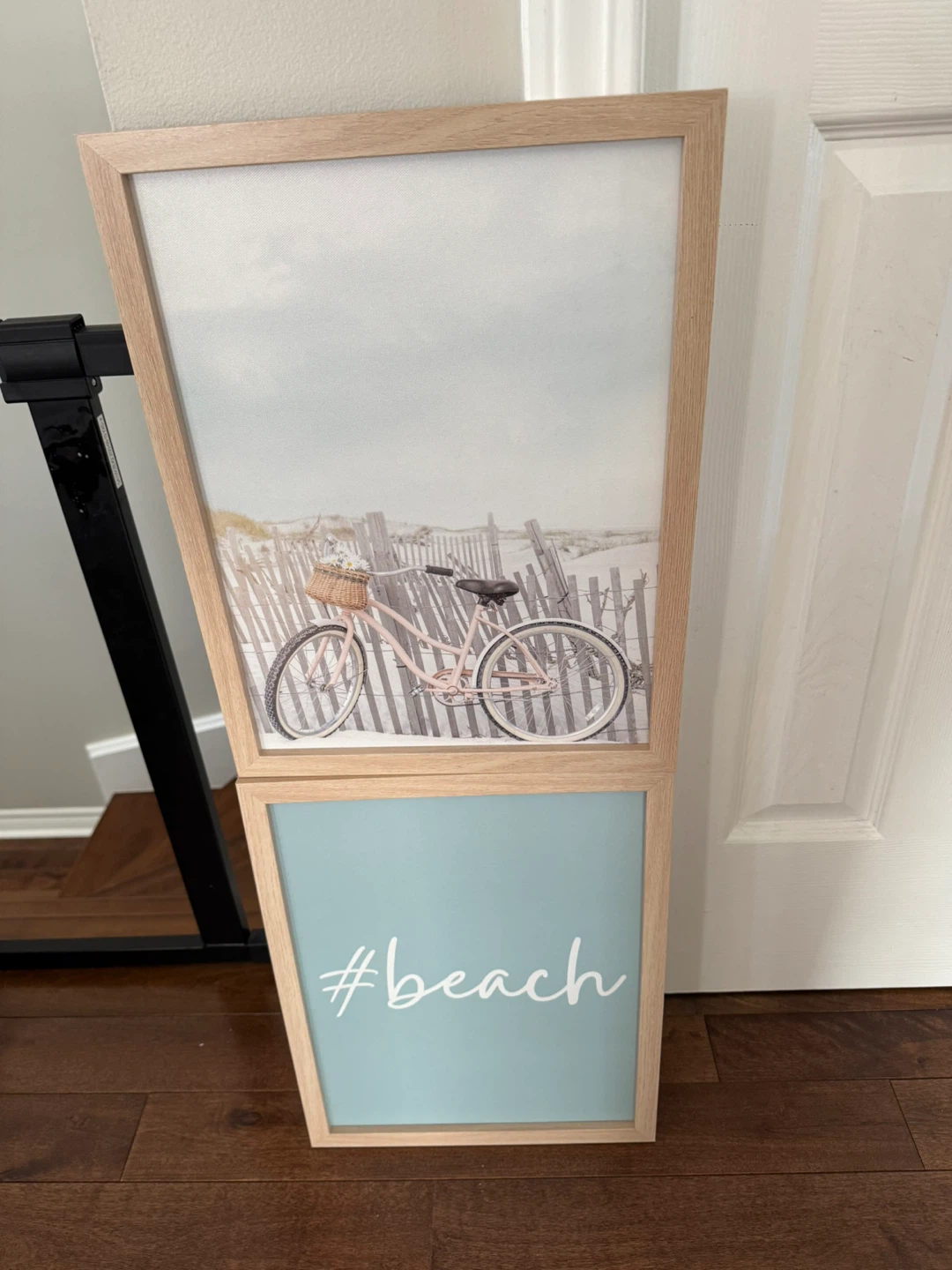Framed Wall Art - Beach & Bicycle Prints