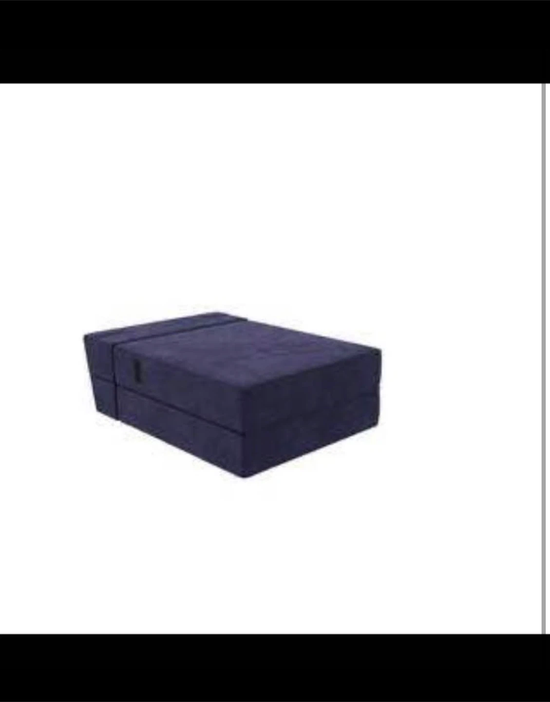 Dark Blue Foldable Foam Mattress/Chair - photo 5