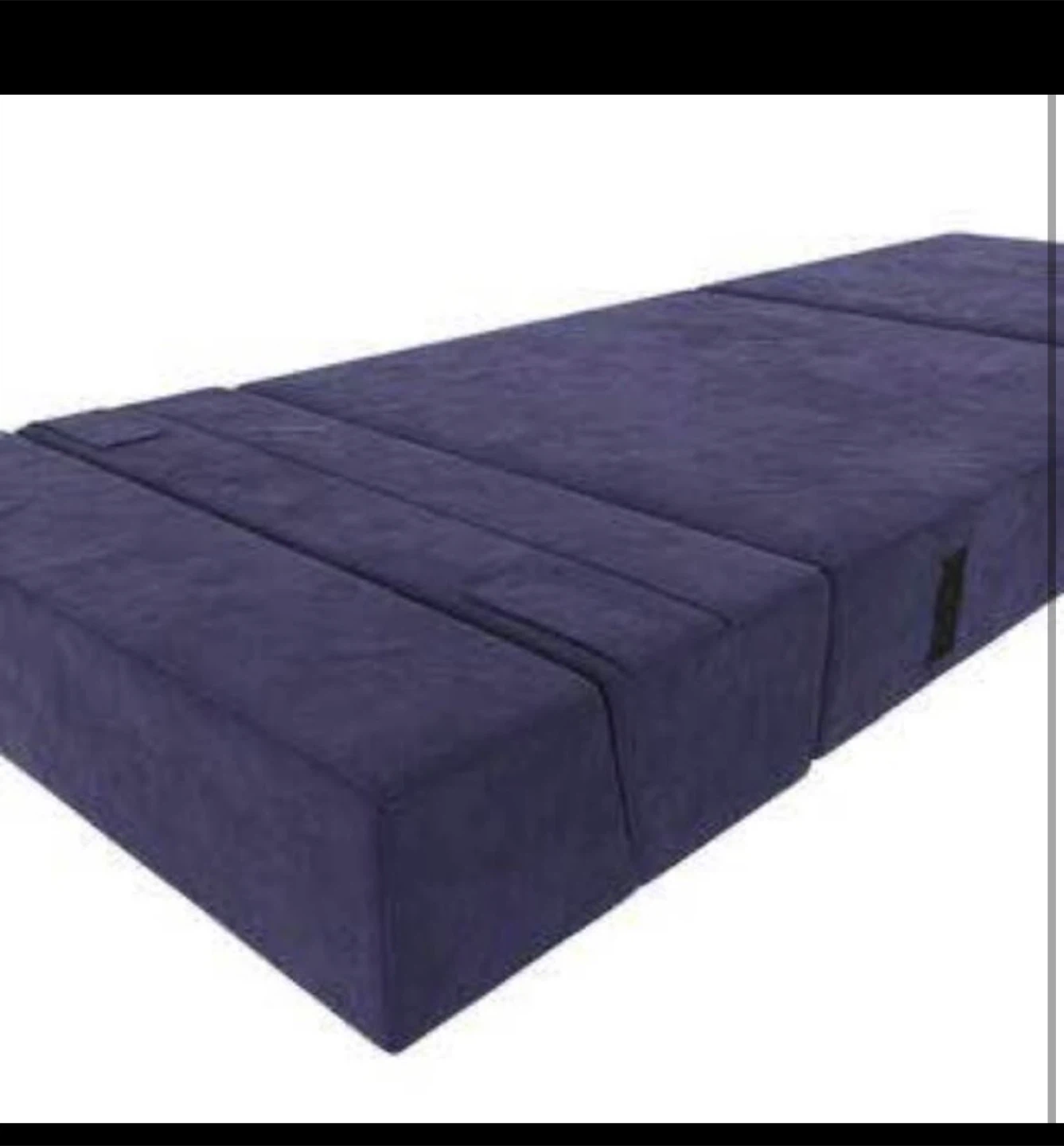 Dark Blue Foldable Foam Mattress/Chair - photo 3