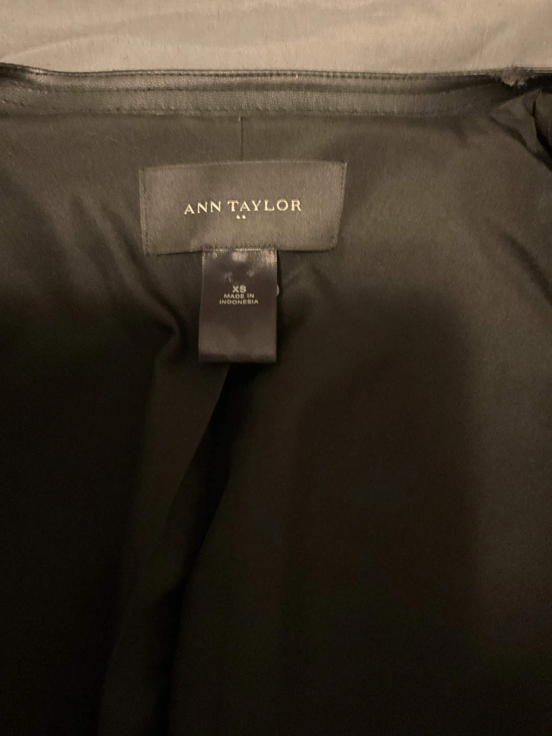 Ann Taylor Black Zipper Jacket XS - photo 3