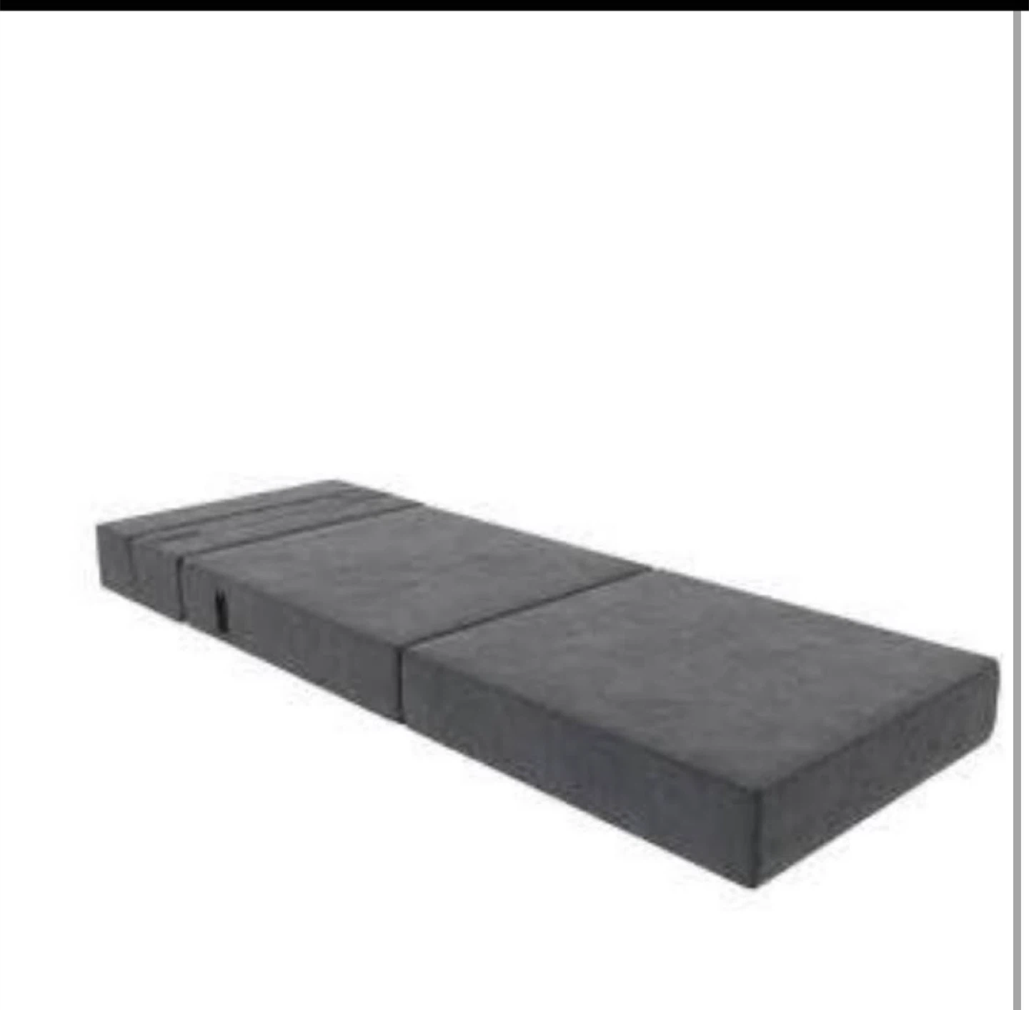 Grey Foldable Sofa Bed Chair - photo 4