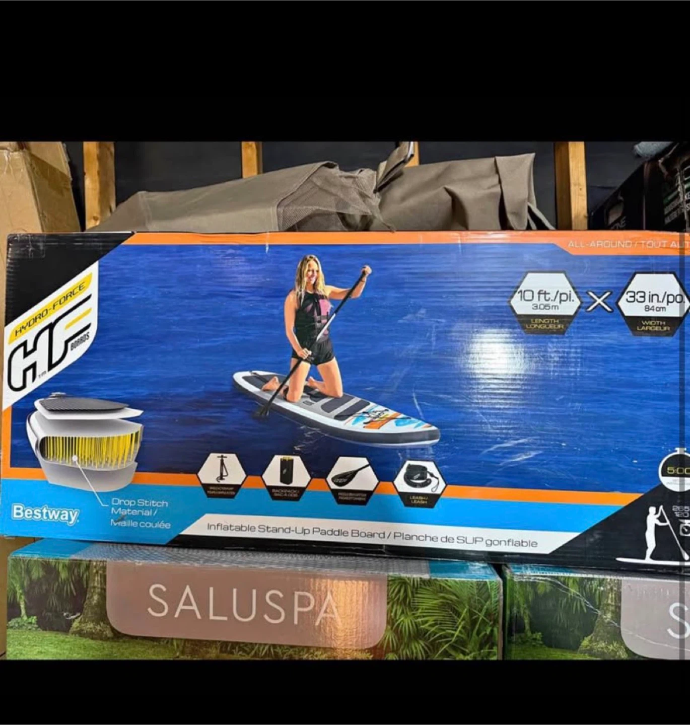 Hydro-Force Inflatable Stand-Up Paddle Board - photo 2