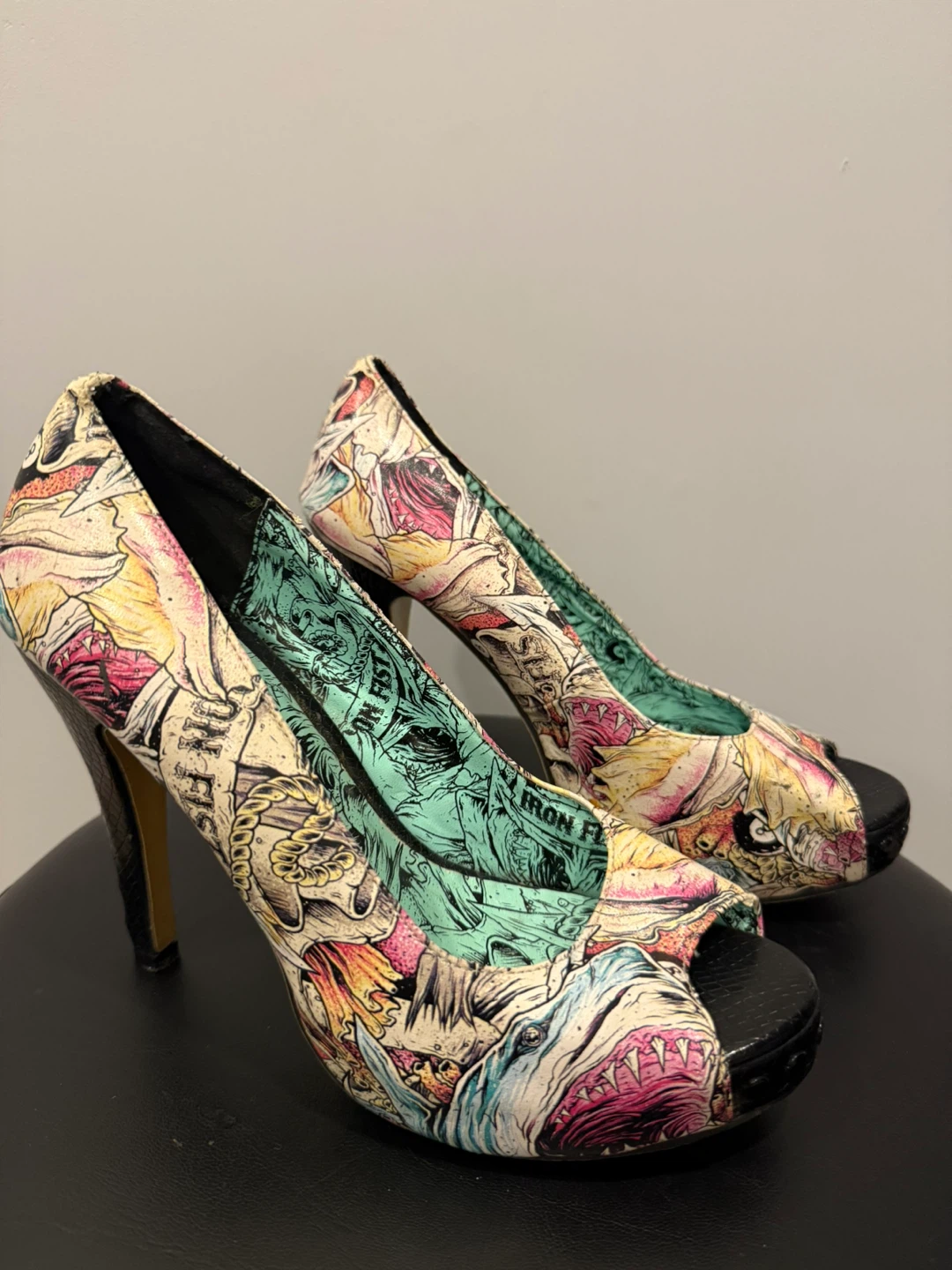 Iron Fist Peep Toe Heels - photo 3