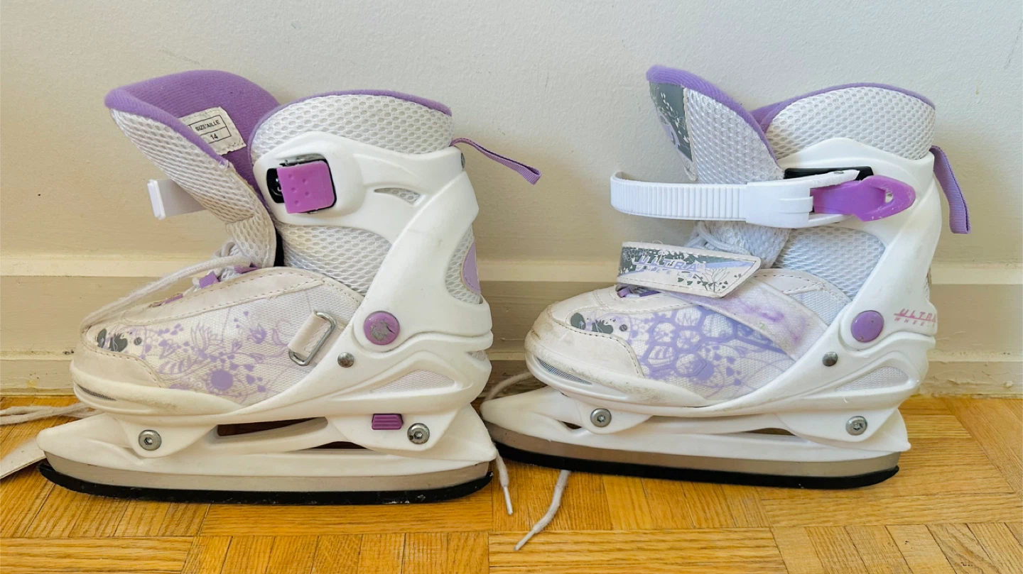 Ultrawheels 2in1 inline roller and ice skates. size 1-4