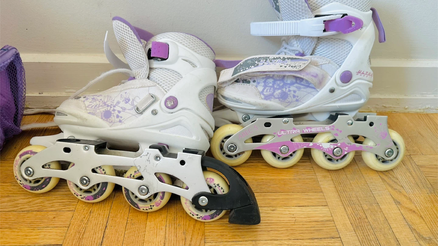 Ultrawheels 2in1 inline roller and ice skates. size 1-4 - photo 2