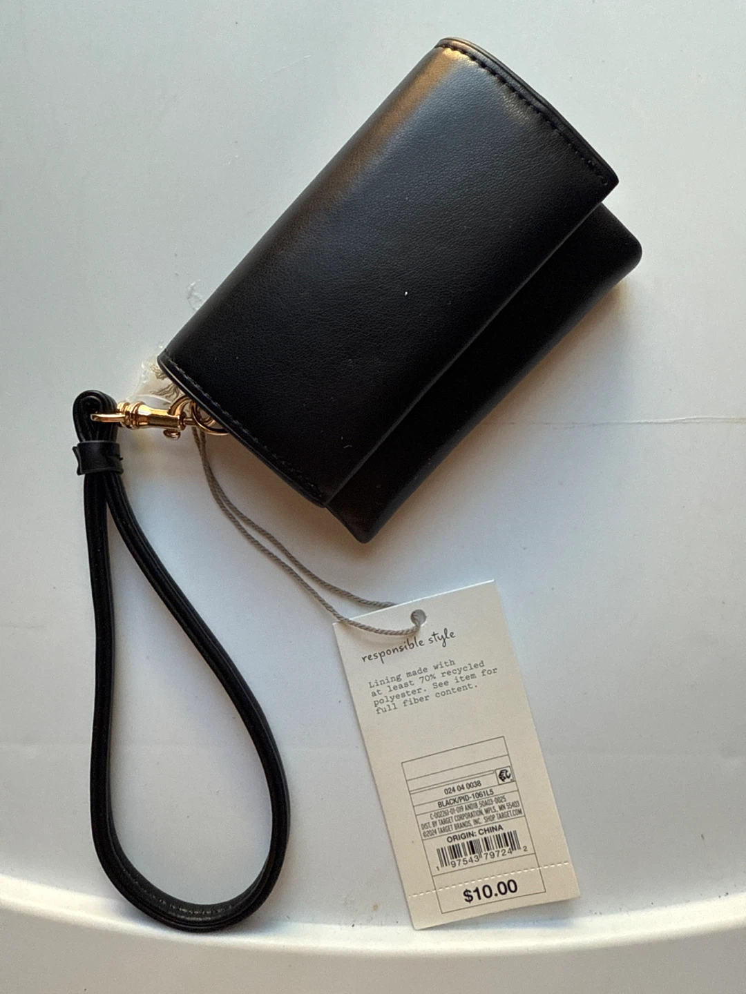 Black Wristlet Wallet