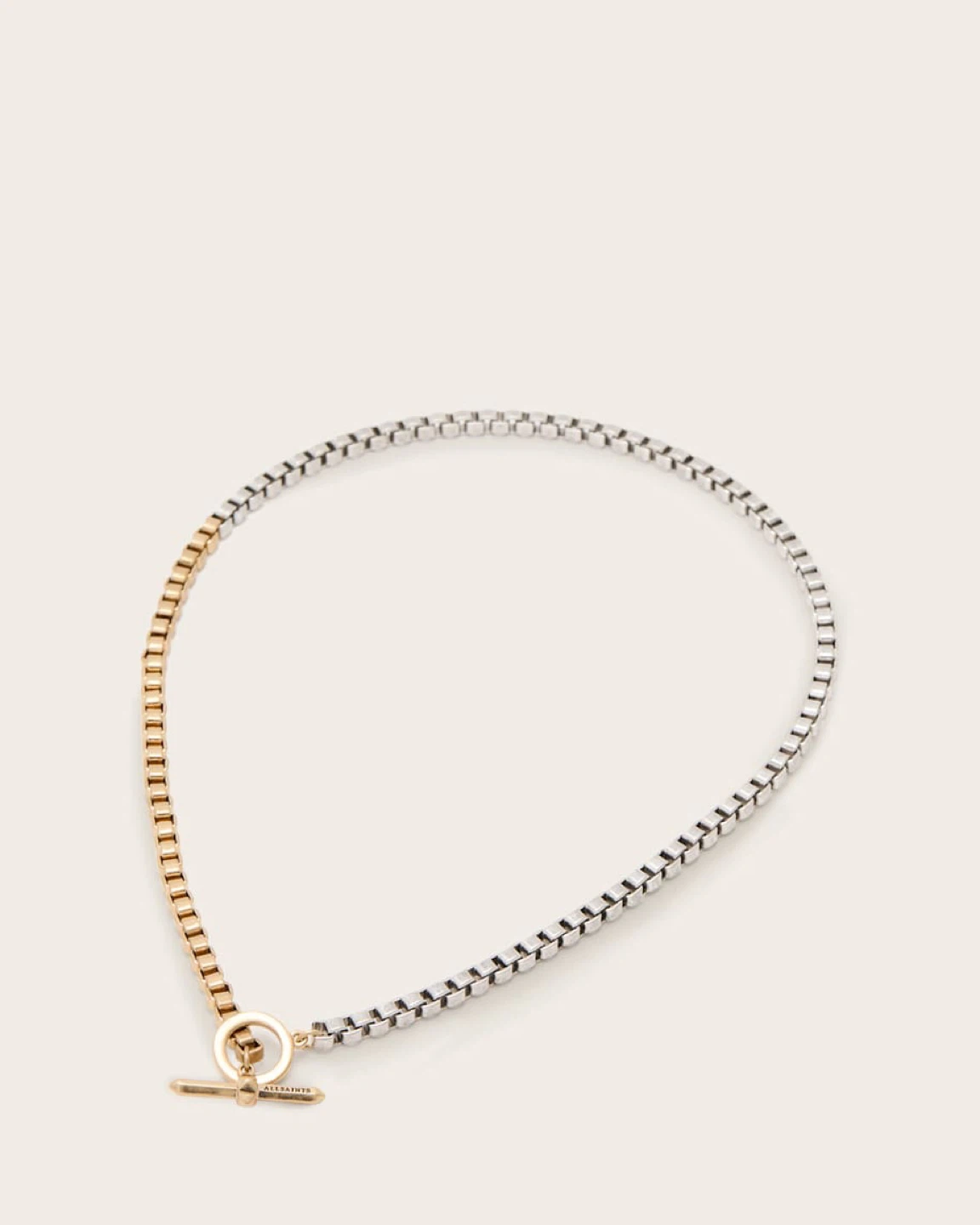 ALLSAINTS Two-Tone Toggle Necklace 🏆 - photo 4