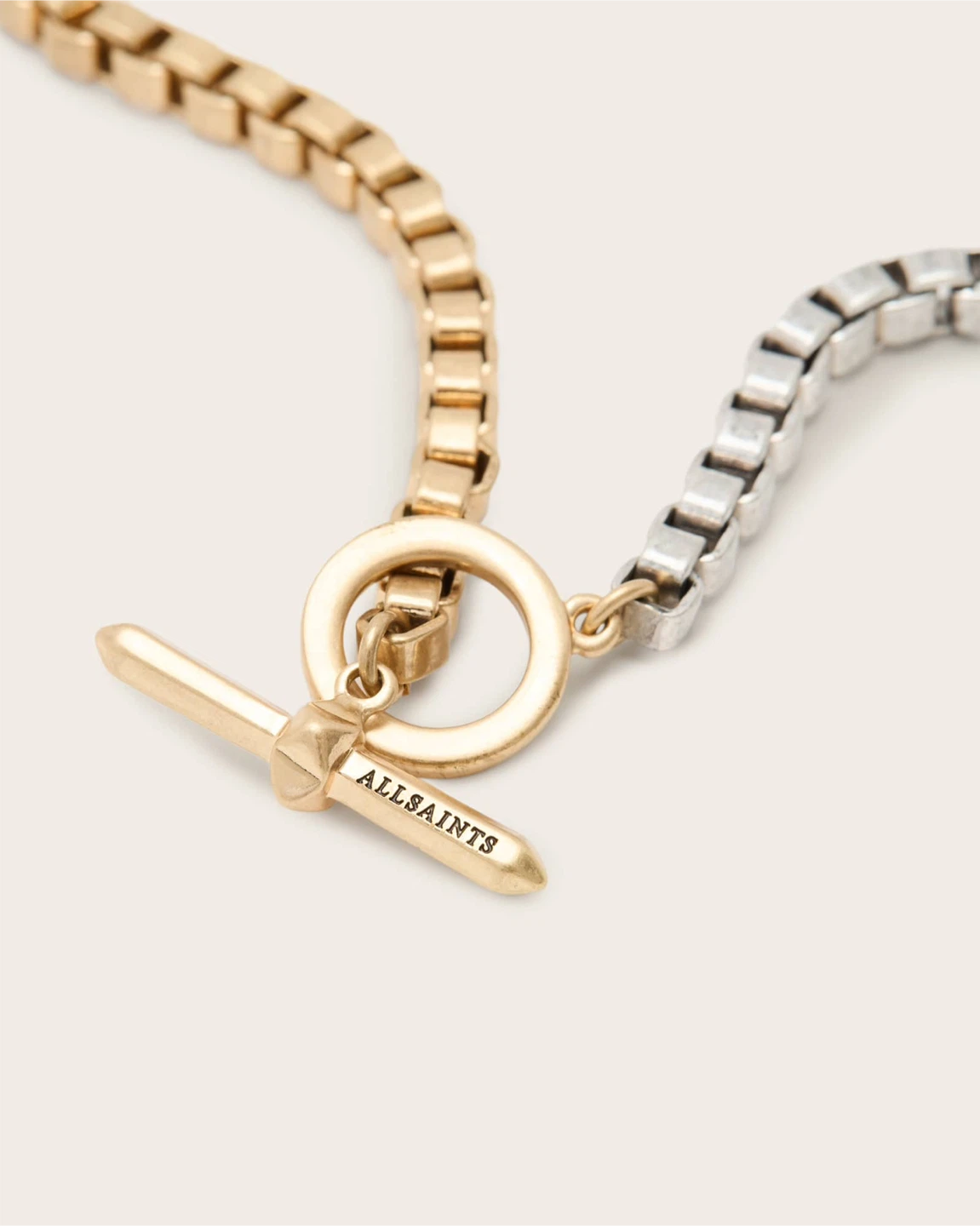 ALLSAINTS Two-Tone Toggle Necklace 🏆 - photo 2