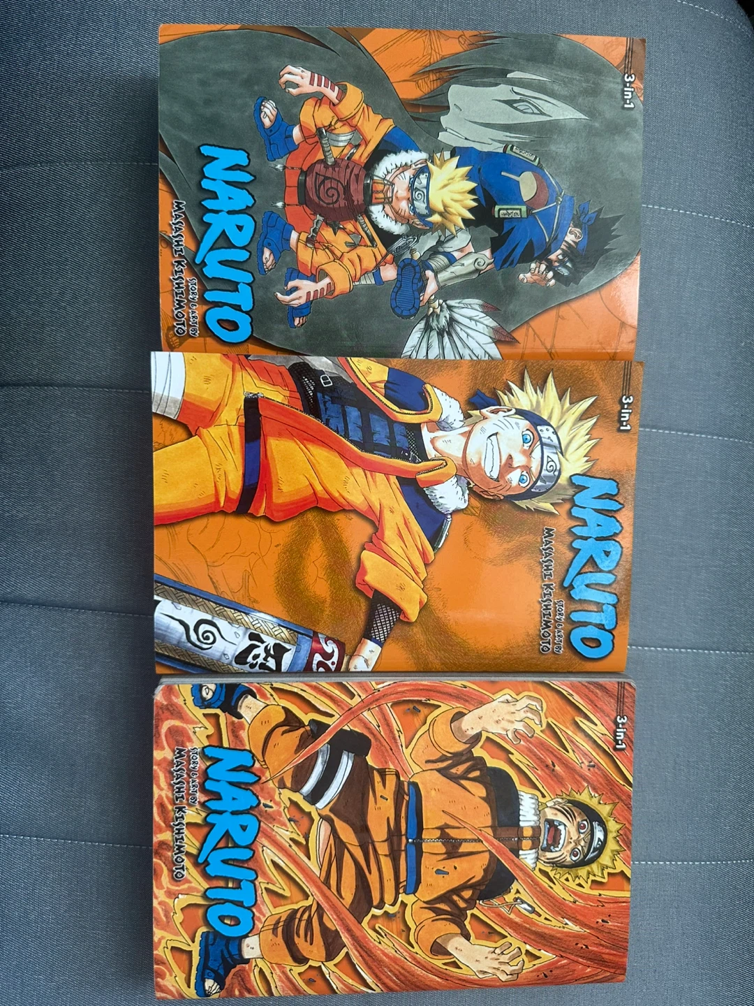 Naruto 3-in-1 Manga Volumes 1-9