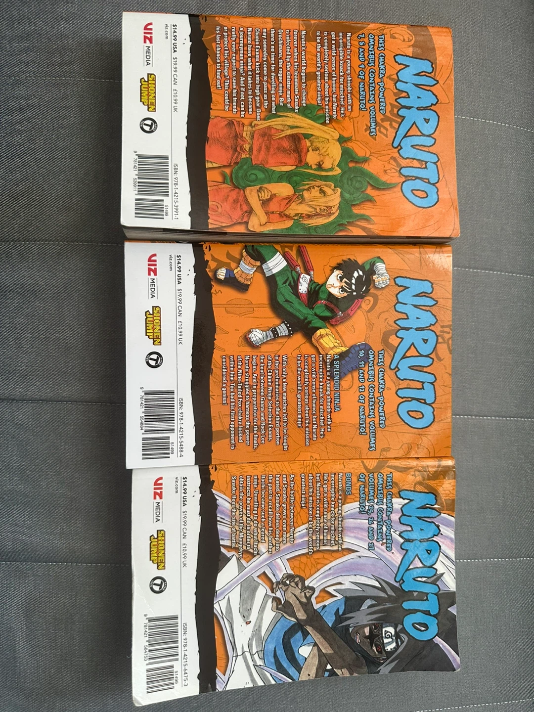 Naruto 3-in-1 Manga Volumes 1-9 - photo 2