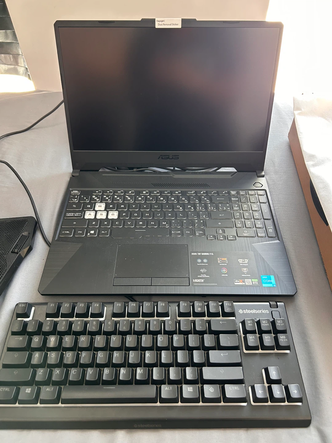 ASUS TUF Gaming F15 Laptop with External Keyboard and Mouse - photo 2