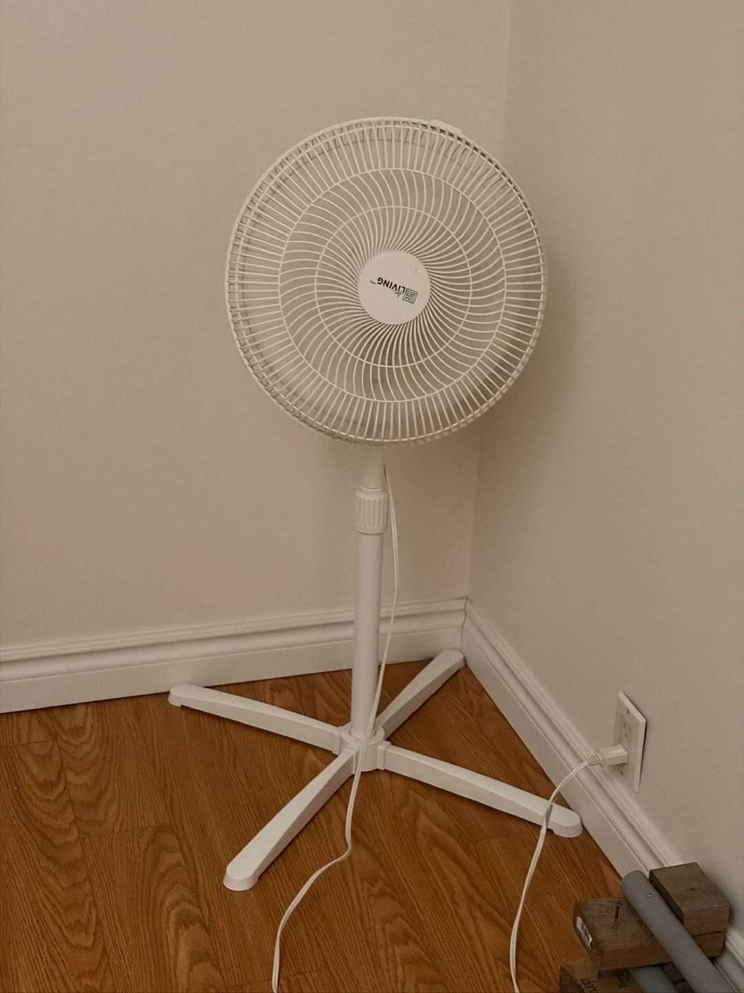 White Stand Fan