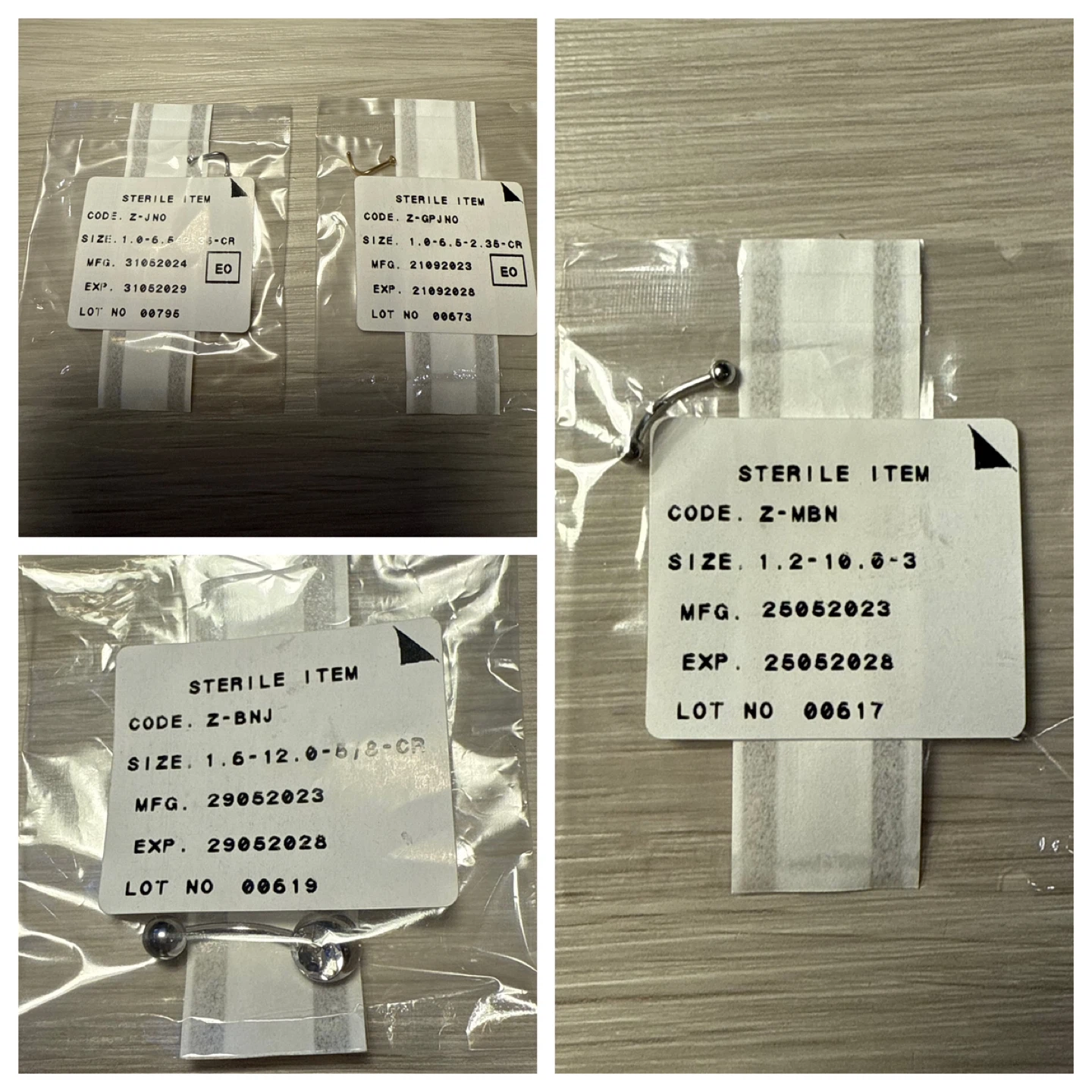 New piercing jewelry needles and disposable tools - photo 3